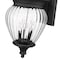 Z-Lite Davina 4 Light Outdoor Wall Light, 12in. W x 28in. H, Black 5016B-BK - alternate 4